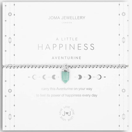 Joma Affirmation Crystal A Little 'Happiness' Aventurine' Bracelet