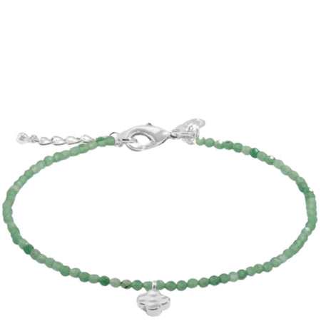 Joma Aventurine Clover Bead Bracelet