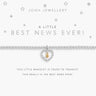 Joma Jewellery bracelet with heart charm on a white card