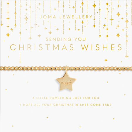 Joma Christmas Wishes Bracelet - Gold
