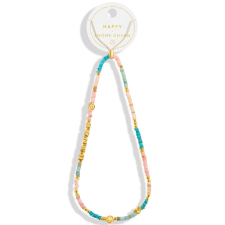 Joma Happy Bead Phone Charm