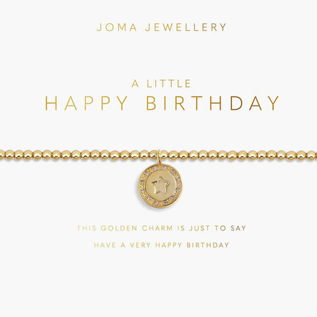 Joma Happy Birthday Bracelet - Gold