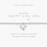 Joma Jewellery bracelet with heart-shaped charm on a white background