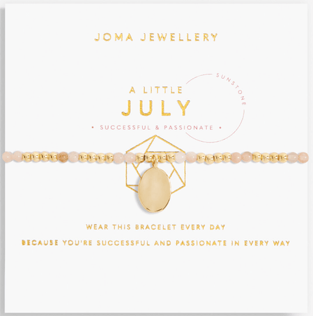 Joma July Sunstone Gold Bracelet