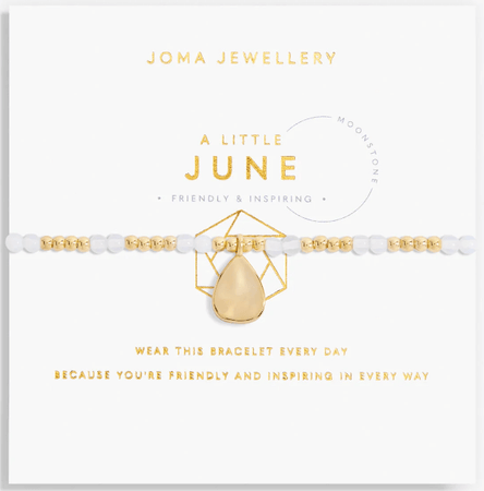 Joma June Birthstone Gold Bracelet
