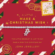Joma Jewellery Christmas bracelet packaging with festive design