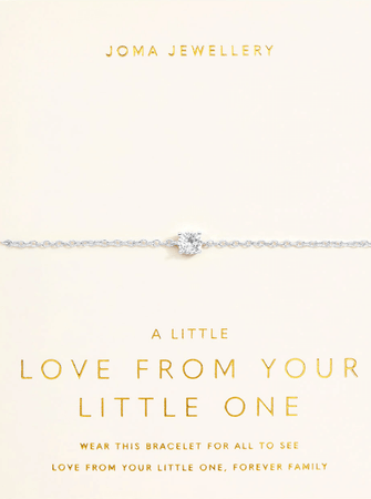 Joma Love From Your Little One Bracelet - Silver