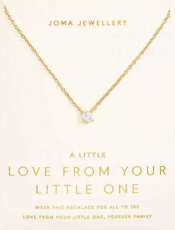 Joma Love From Your Little One Necklace - Gold