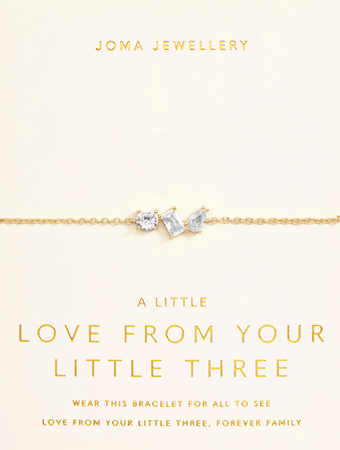Joma Love From Your Little Three Bracelet - Gold