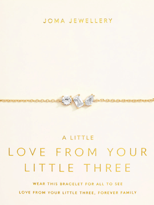 Joma Love From Your Little Three Bracelet - Gold