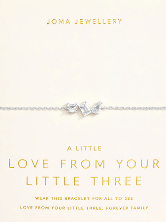 Joma Love From Your Little Three Bracelet - Silver