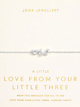 Joma Love From Your Little Three Bracelet - Silver