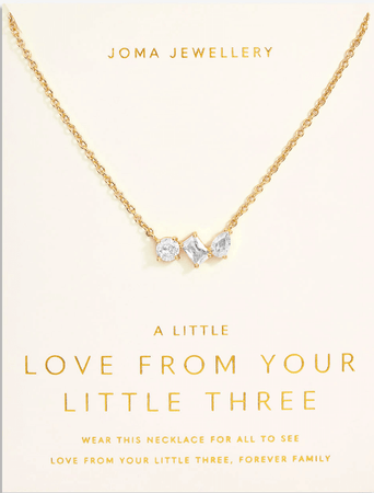 Joma Love From Your Little Three Necklace - Gold