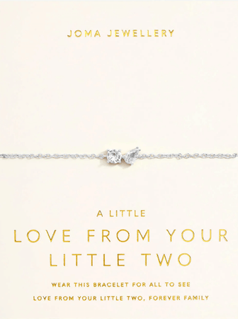 Joma Love From Your Little Two Bracelet - Silver