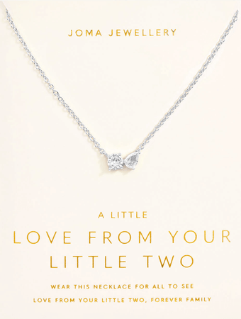 Joma Love From Your Little Two Necklace - Silver