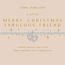 Joma Jewellery bracelet on a decorative card with festive text