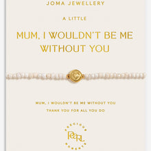 ladies freshwater pearl and gold charm bracelet