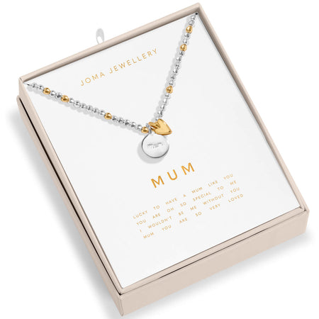 Joma Mum Two Tone Necklace- Boxed