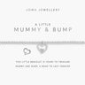 Joma Jewellery 'A Little Mummy & Bump' bracelet set on a white background