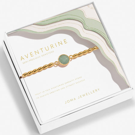 Joma Serenity Gold Bracelet - Aventurine