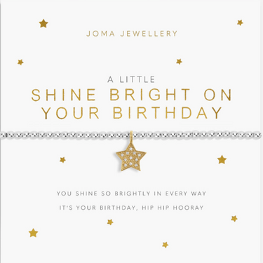 Joma Shine Bright On Your Birthday Bracelet