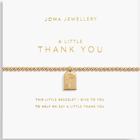 Joma Thank You Bracelet - Gold