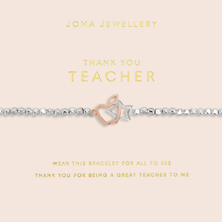 Joma Thank You Teacher Bracelet