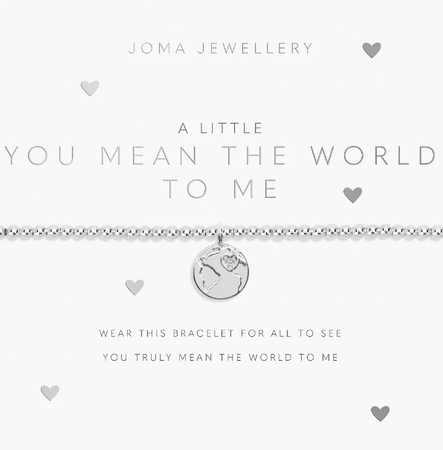 Joma You Mean the World to Me Bracelet