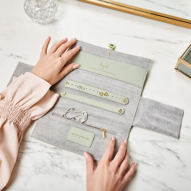Katie Loxton Birthstone Jewellery Roll - August