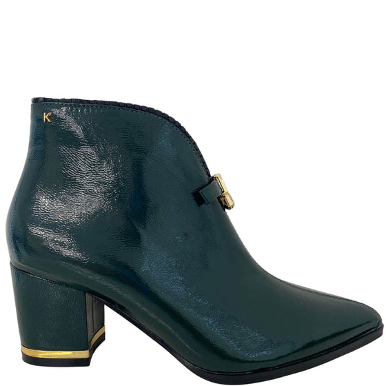Kate Appleby Alness Block Heel Boots - Dark Green
