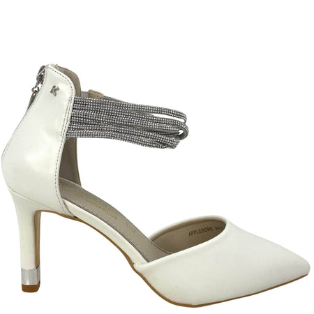 Kate Appleby Appledore Sparkle Pointed Shoes - Off White