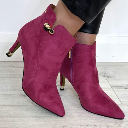 Kate Appleby Ardmore Dressy Pointed Toe Boots - Pink