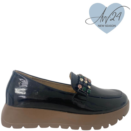 Kate Appleby Black Patent Loafers