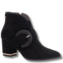 Kate Appleby Black Suede Pointed Toe Boots