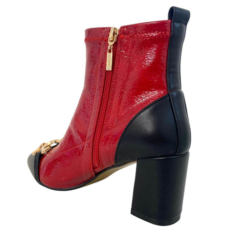 Kate Appleby Blackrod Red & Black Small Heel Boots