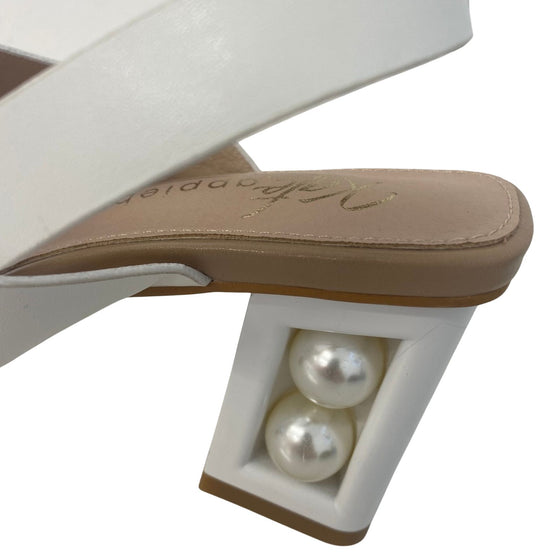 Kate Appleby Blantyre Nude And Cream Pearl Heel Sandals