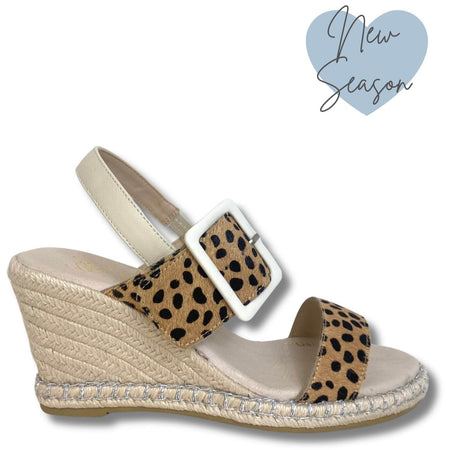 Kate Appleby Bodeden Leopard Wedge Sandals