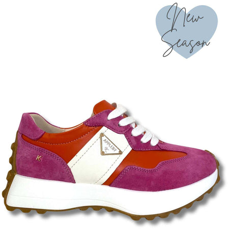 Kate Appleby Caithness Sneakers - Pink Orange