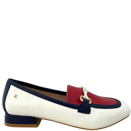 Kate Appleby Corby Slimline Loafers -  Navy Red