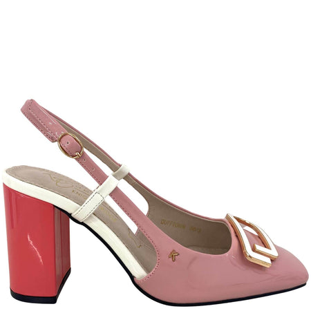 Kate Appleby Dufftown Sling Back Square Toe Shoes - Pink
