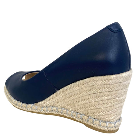 Kate Appleby Eastrea Navy Peep Toe Wedge Shoes