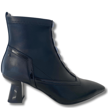 ladies black pointed toe boots
