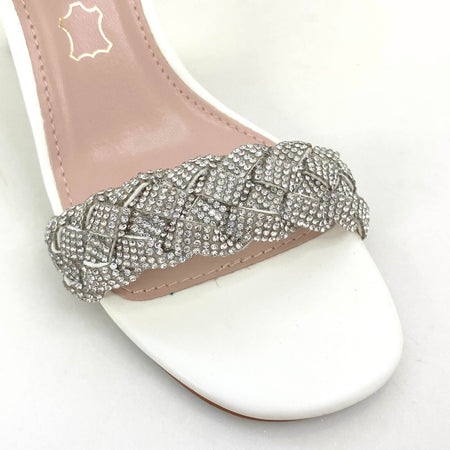 Kate Appleby Ingleby Sparkle Sandals - White