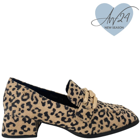 Kate Appleby Leopard Small Heeled Loafers