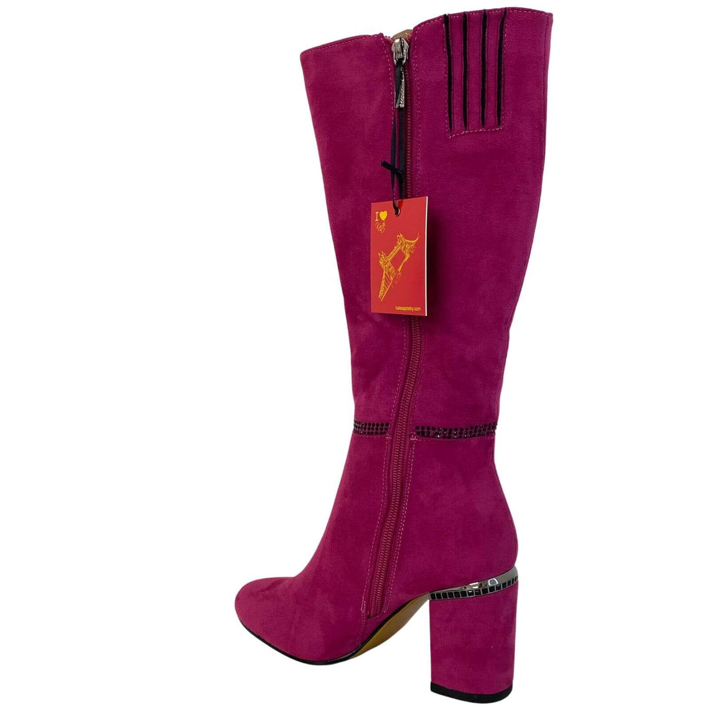 Pink long boots deals