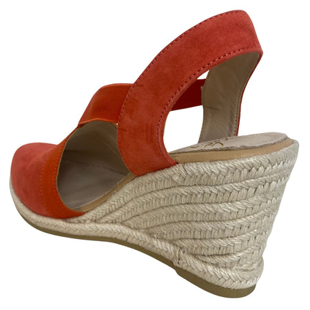 Kate Appleby Llanidan Orange Crossover Wedge Shoes