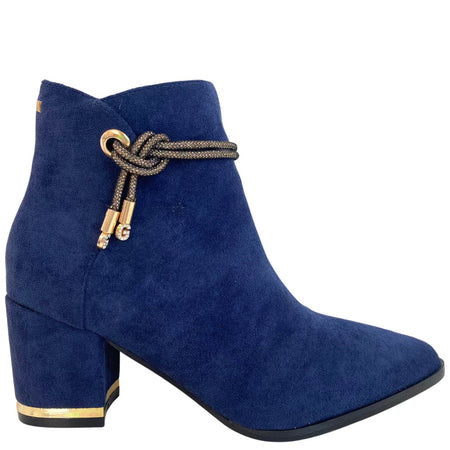 Kate Appleby Methven Pointed Toe Boots - Navy