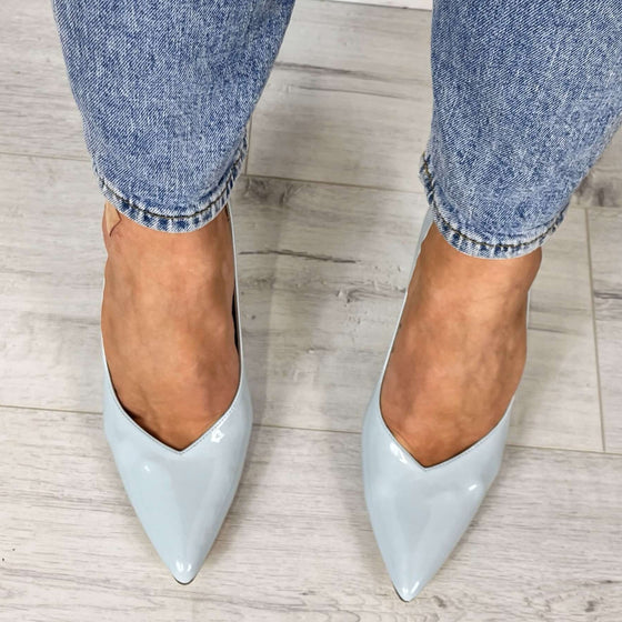 Kate Appleby Morpeth Court Shoes - Pale Blue