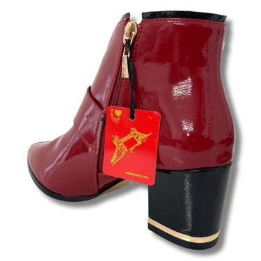 ladies red boots