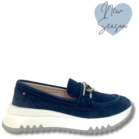 Kate Appleby Sawston Navy Loafers